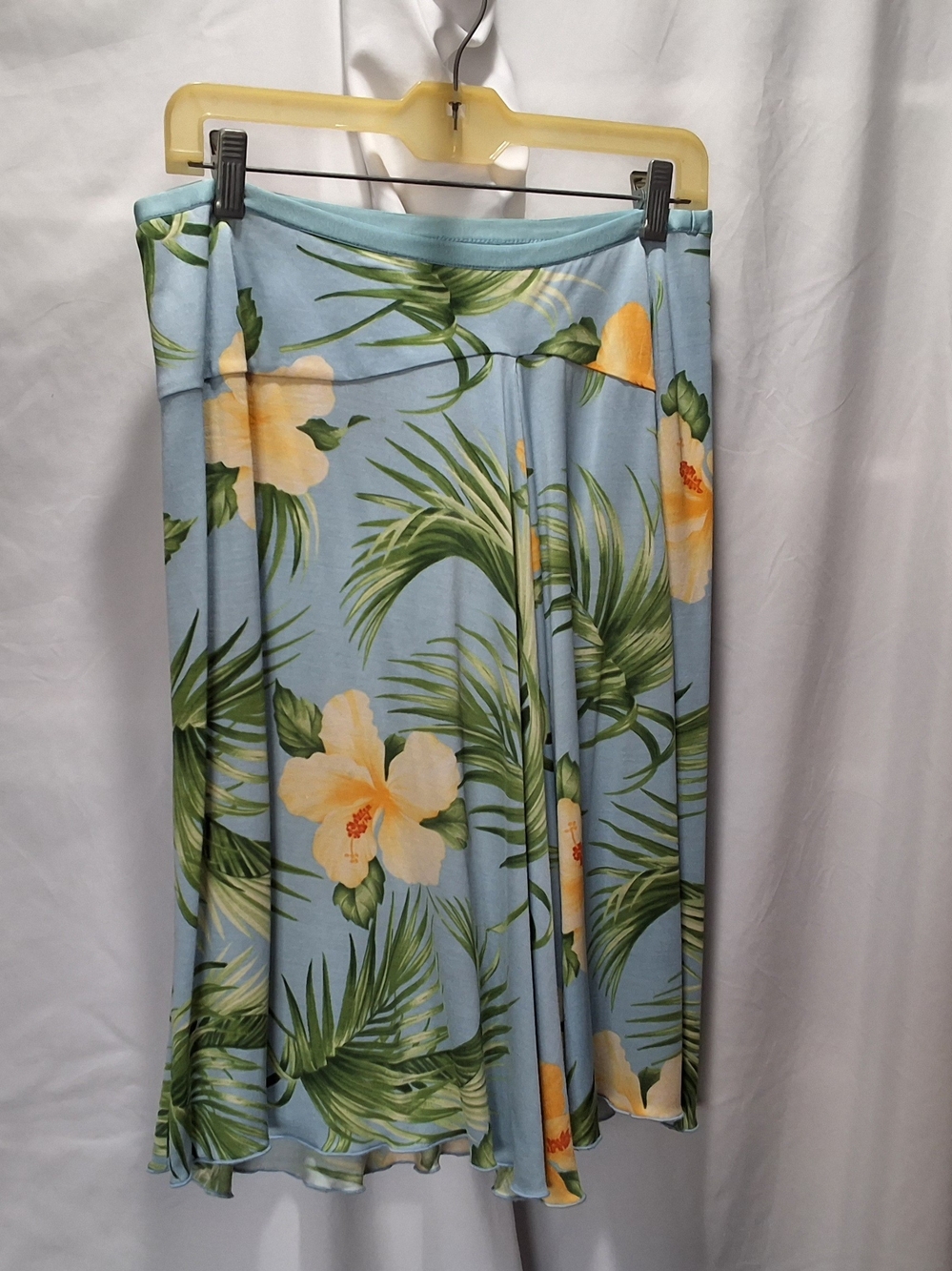 Tommy Bahama Light Blue Tropical Circle Skirt